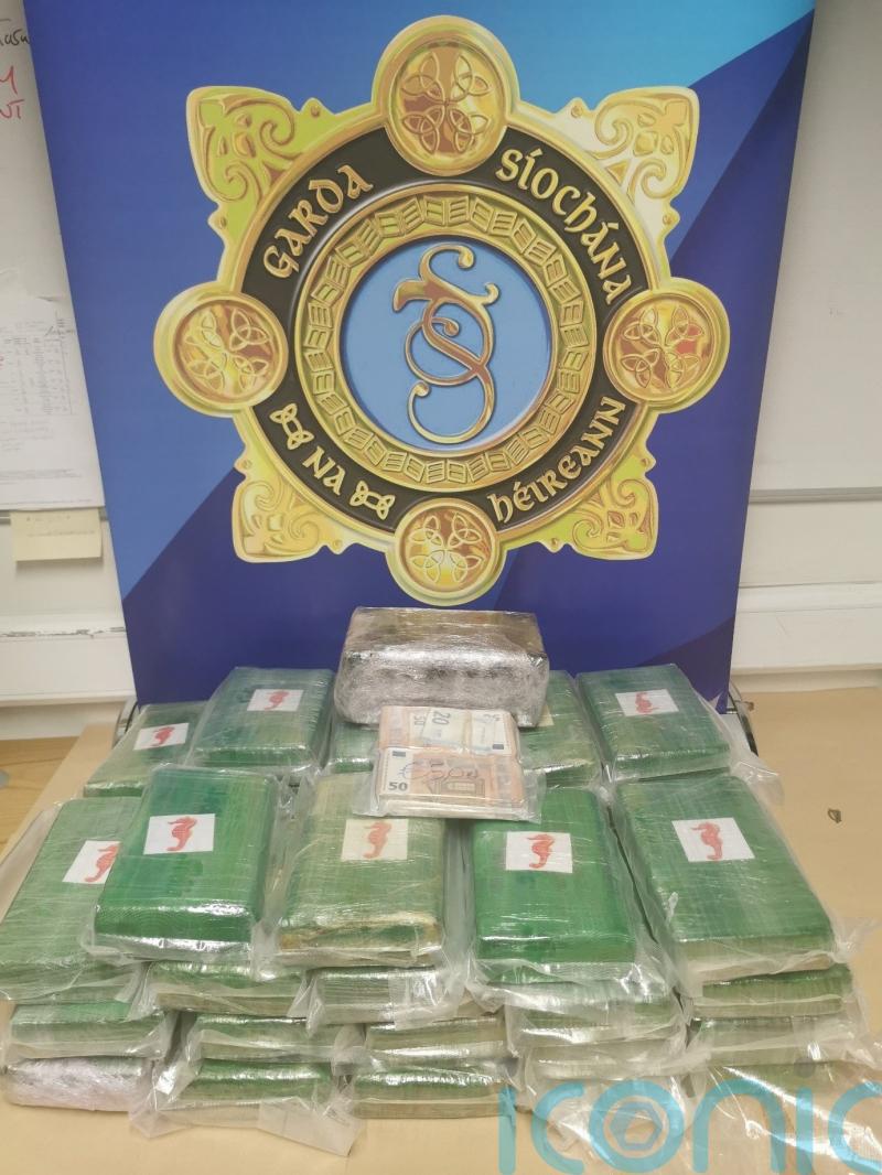 Cocaine worth 3.2 million euro seized in Dublin