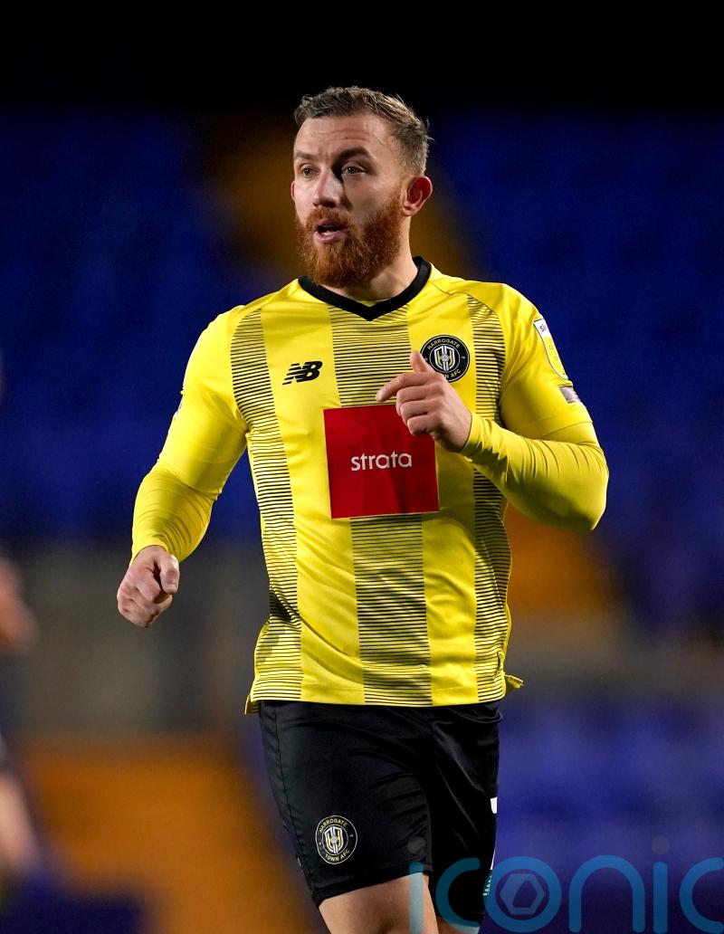 George Thomson missing for Harrogate against Newport