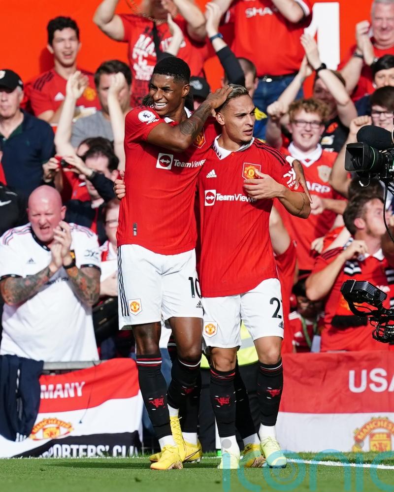 Marcus Rashford and Antony help Man Utd end Arsenal&rsquo;s winning start in thriller