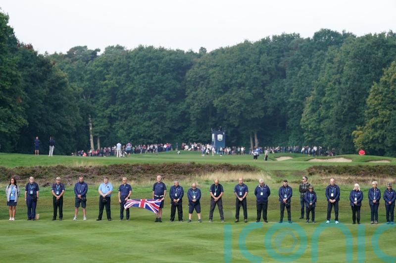 BMW PGA Championship resumes after suspension in honour of the Queen
