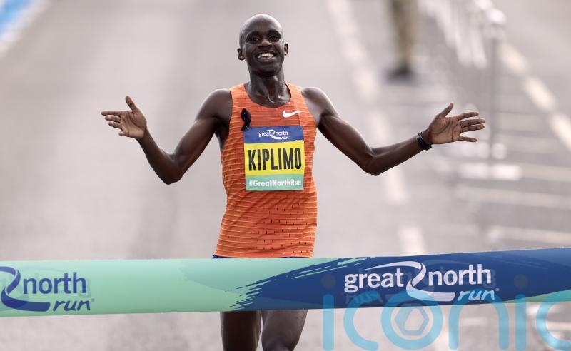 World record holder Jacob Kiplimo wins men&rsquo;s Great North Run