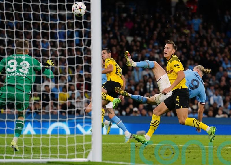 Erling Haaland scores late Man City winner against former club Borussia Dortmund