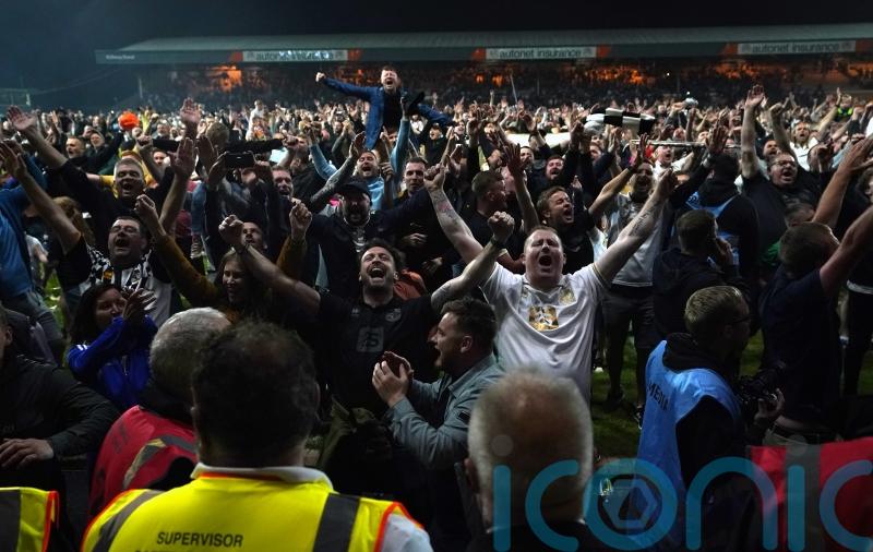 Port Vale fined &pound;15,000 for fans&rsquo; pitch invasion after play-off semi-final