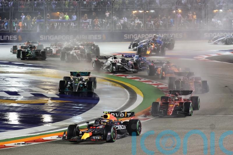Max Verstappen title bid goes on as Sergio Perez wins chaotic Singapore GP