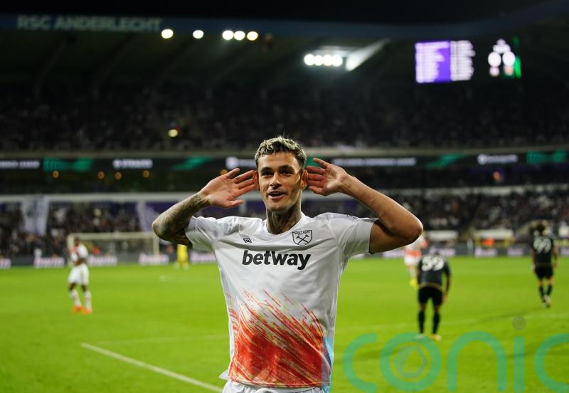 Gianluca Scamacca climbs off bench to earn West Ham victory at Anderlecht