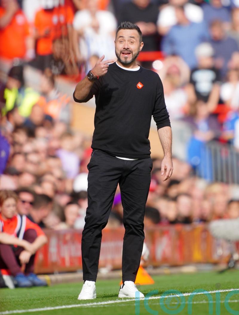 Roberto De Zerbi wants to see Brighton playing with courage and bravery