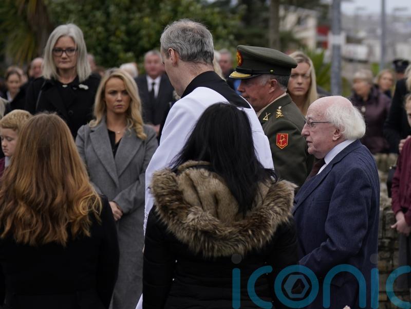 Irish president Higgins attending funeral for Creeslough blast victim