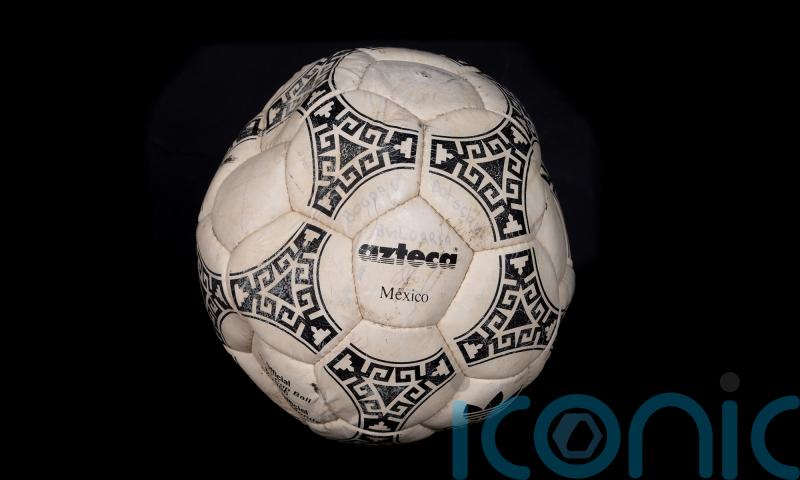 Diego Maradona&rsquo;s &lsquo;Hand of God&rsquo; football to go under the hammer next month