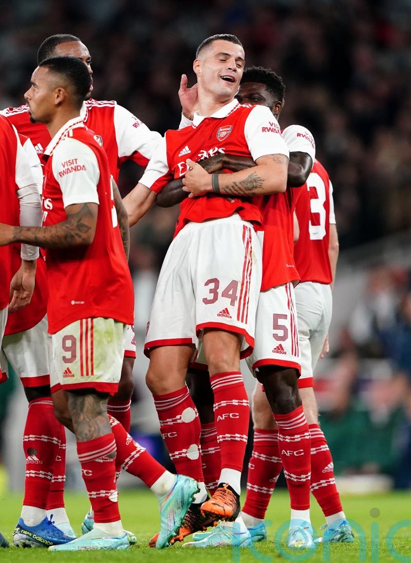 Granit Xhaka goal means Europa League progress for Arsenal