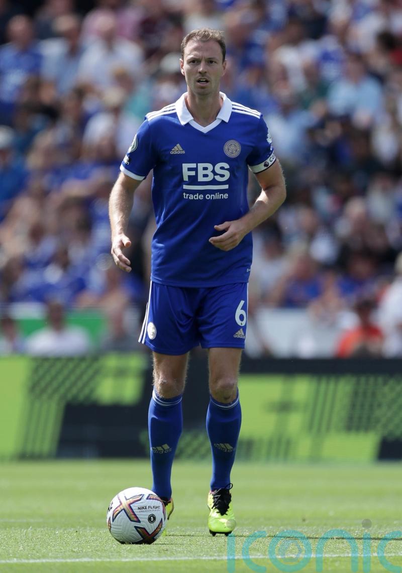 Jonny Evans could feature for Leicester against Manchester City