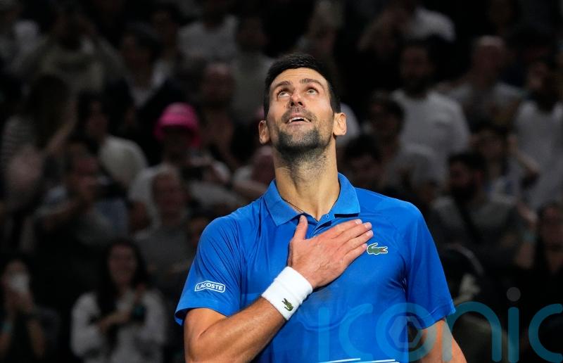 Novak Djokovic battles past Stefanos Tsitsipas to reach Paris Masters final