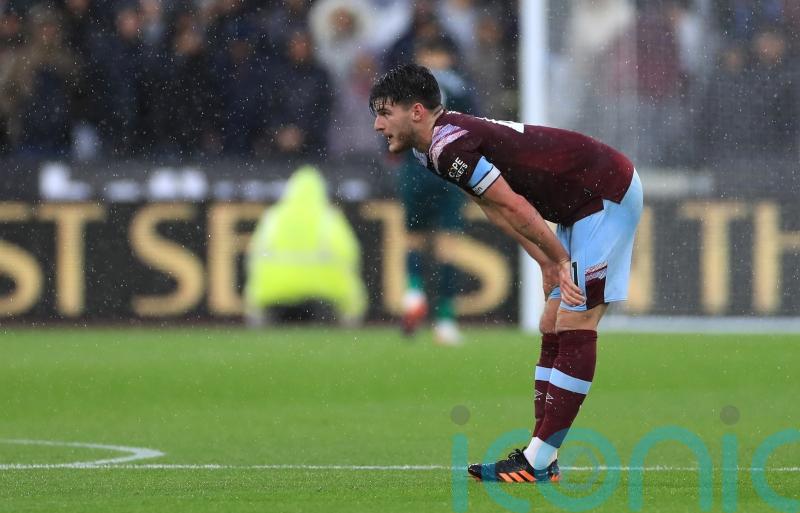 Fans had every right to boo West Ham off after Crystal Palace loss &ndash; Declan Rice