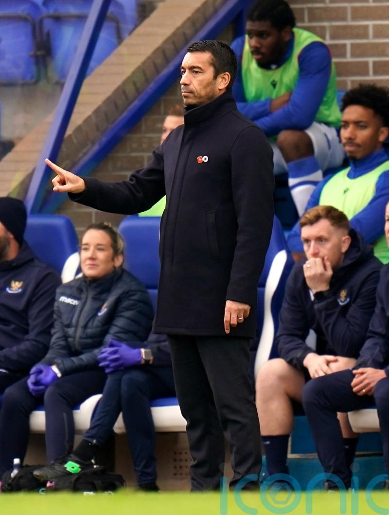 Giovanni van Bronckhorst says he has not discussed his future with Rangers board