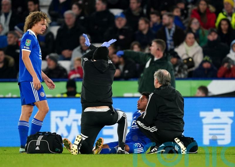 James Justin to have a scan after sustaining injury as Leicester beat Newport
