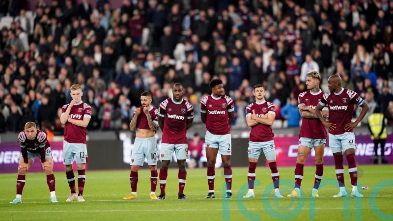 They have let themselves and the fans down &ndash; West Ham criticised after shock loss