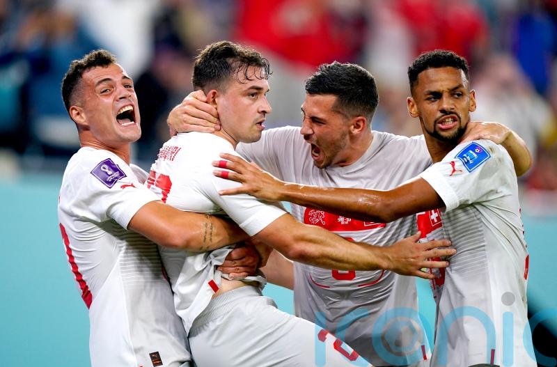 Switzerland edge fiery World Cup victory over Serbia to reach last 16