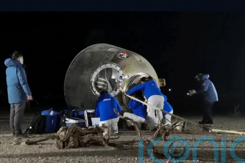 Astronauts return to Earth after six-month mission