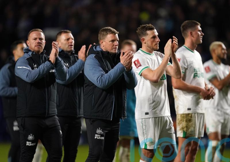 Eddie Howe rues Newcastle&rsquo;s squad depth after shock exit to Sheffield Wednesday