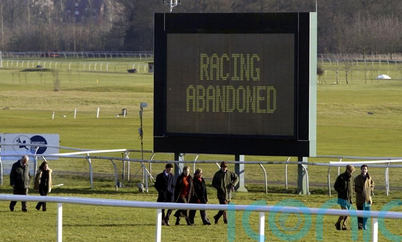 Cold spell beginning to hit racing hard
