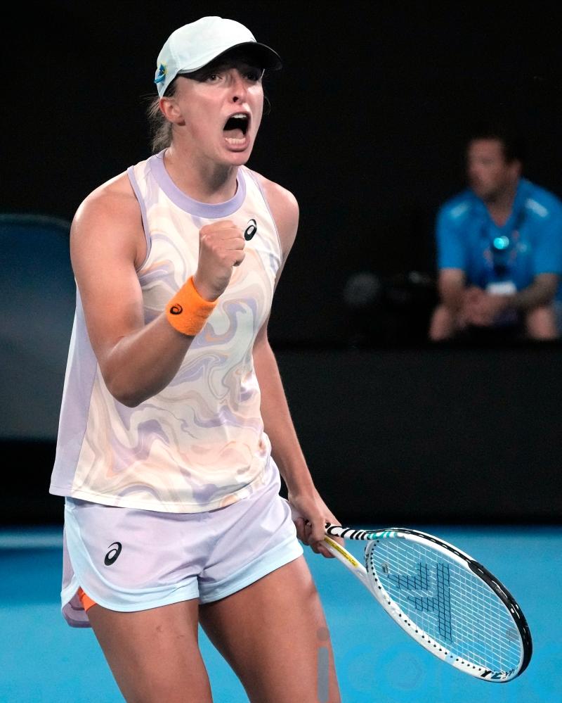 World number one Iga Swiatek eases past Camila Osorio at Australian Open