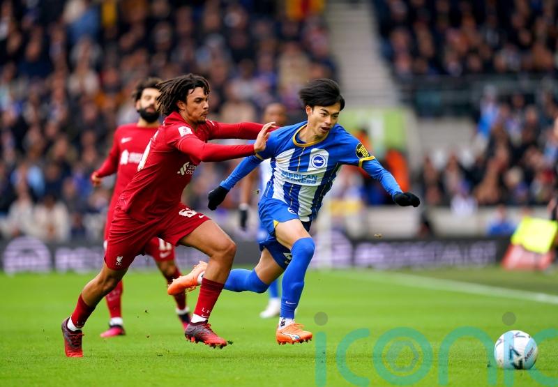 Kaoru Mitoma&rsquo;s last-gasp strike sends holders Liverpool out of FA Cup
