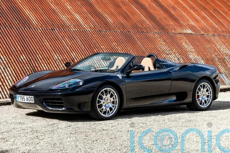 Ferrari owned by Manchester United icon goes on sale