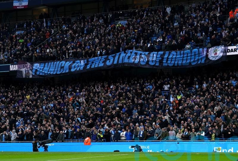 Man City fans drown out Premier League anthem with boos before Aston Villa game
