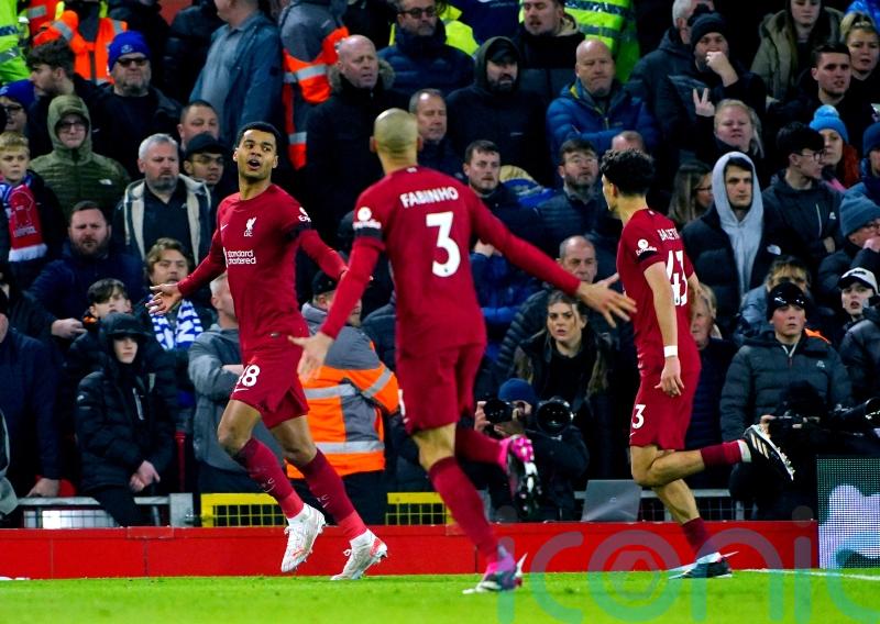 Cody Gakpo opens Liverpool account as they ease past derby rivals Everton