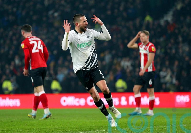 Lincoln hold Derby to draw despite Ben House&rsquo;s red card