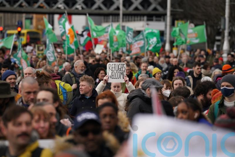 Thousands at Dublin anti-racism march told they are standing against extremism