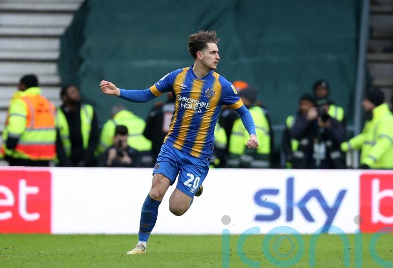 Promotion-chasing Derby let slip two-goal lead against Shrewsbury