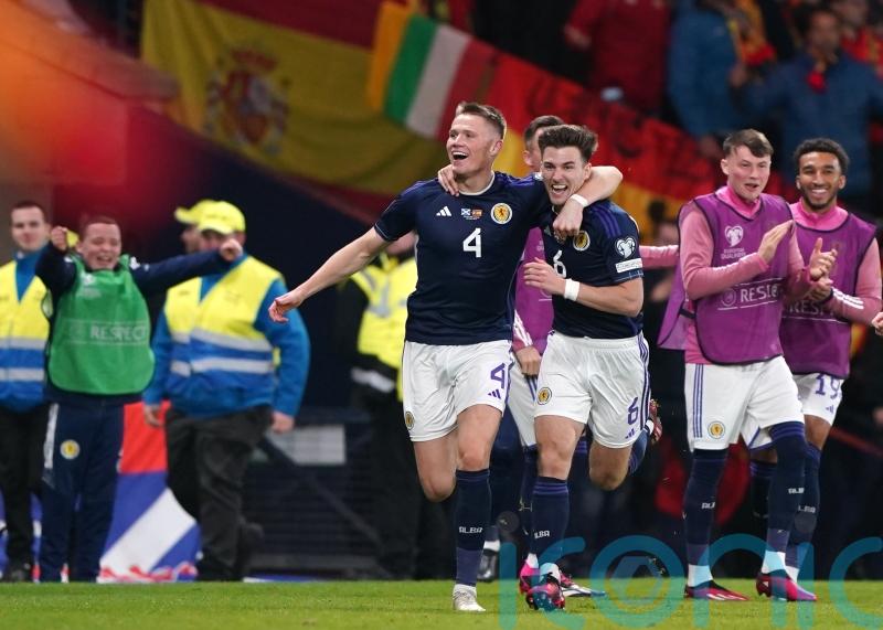 Scott McTominay at the double again as Scotland stun Spain to top Group A