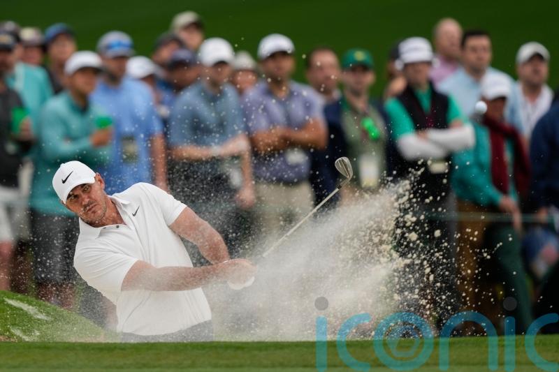 Brooks Koepka sets testing target on incident-packed second day at the Masters