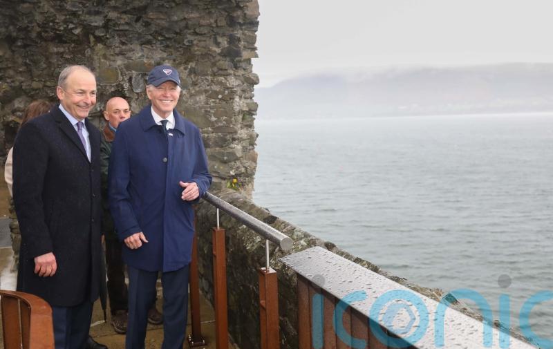 Secret Service pins and the &lsquo;fine&rsquo; Irish rain: Biden&rsquo;s Carlingford homecoming