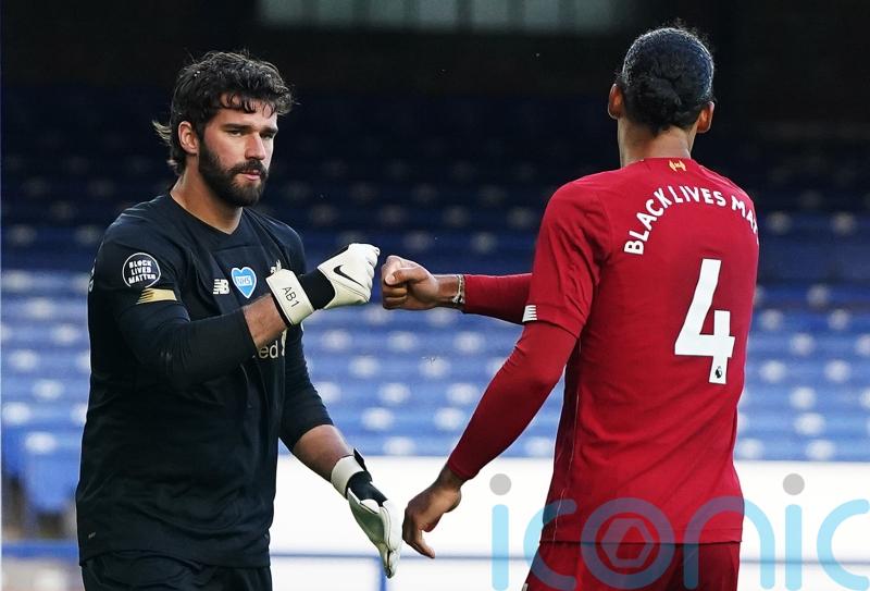 Liverpool defender Virgil van Dijk talks up &lsquo;big leader&rsquo; Alisson Becker