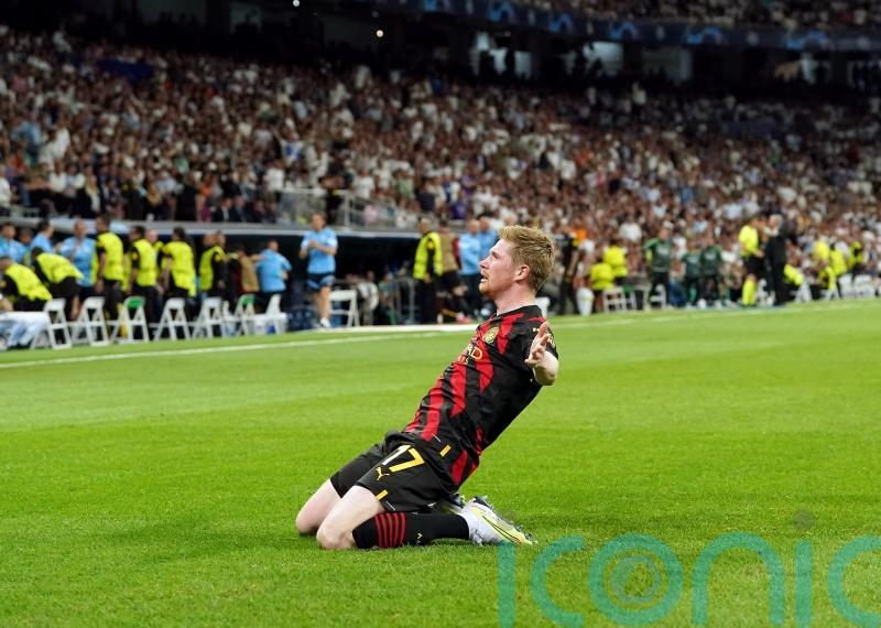 Nights like this sum him up &ndash; Jack Grealish hails City team-mate Kevin De Bruyne