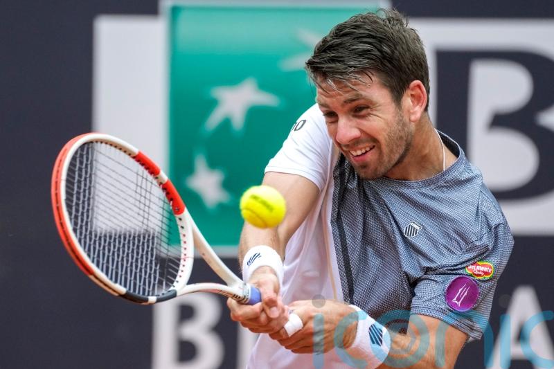 Cameron Norrie hits Novak Djokovic with smash but is well beaten in Rome