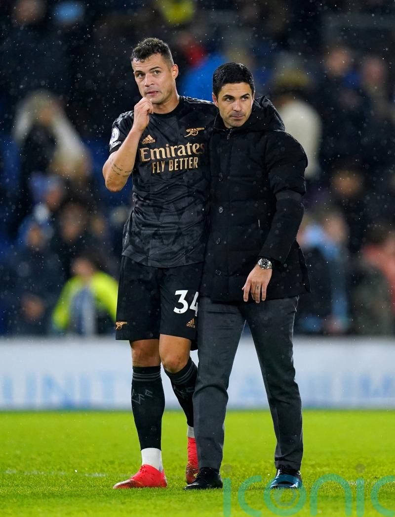 Mikel Arteta: Granit Xhaka&rsquo;s future at Arsenal to be decided at end of season
