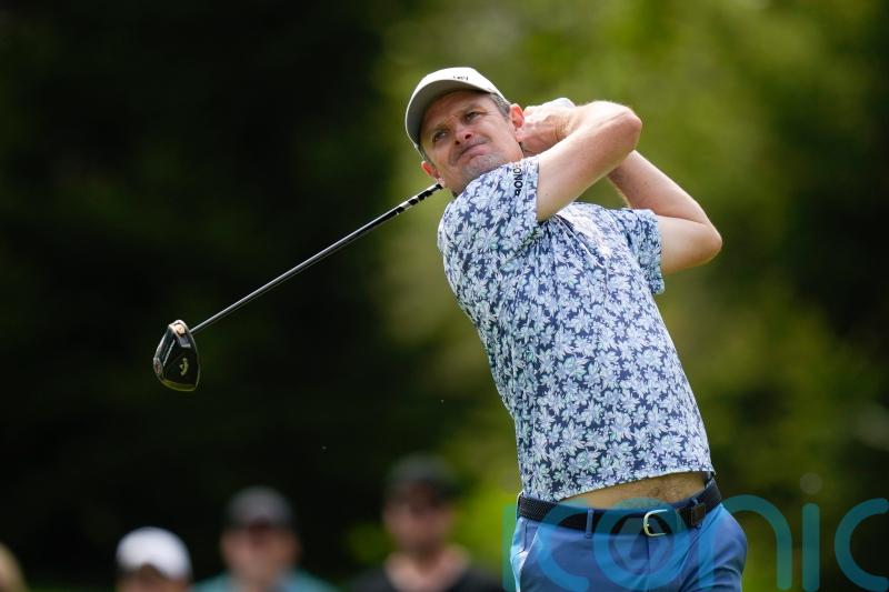 Justin Rose jokes &lsquo;smoke and mirrors&rsquo; behind second-round 70 at testing Oak Hill