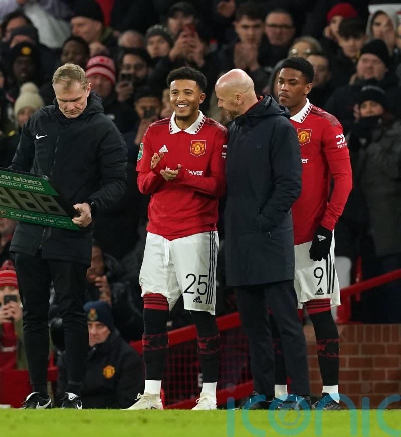 Erik ten Hag backs Jadon Sancho to build on progress at Manchester United