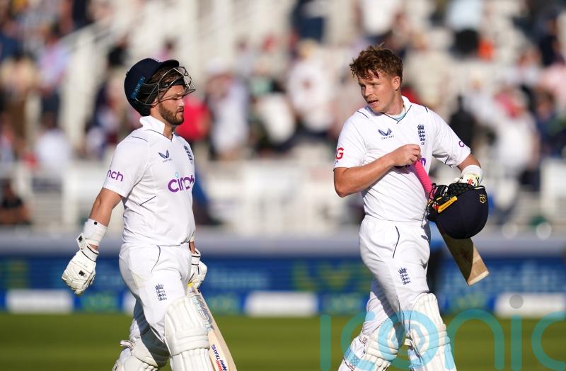 Ben Duckett breaks Lord&rsquo;s record as Ollie Pope piles on runs for bullish England
