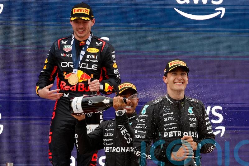 Max Verstappen wins Spanish GP as Lewis Hamilton and George Russell make podium