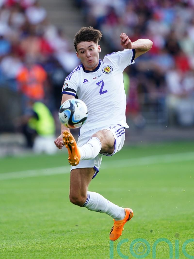 Aaron Hickey looking forward to testing himself against Khvicha Kvaratskhelia