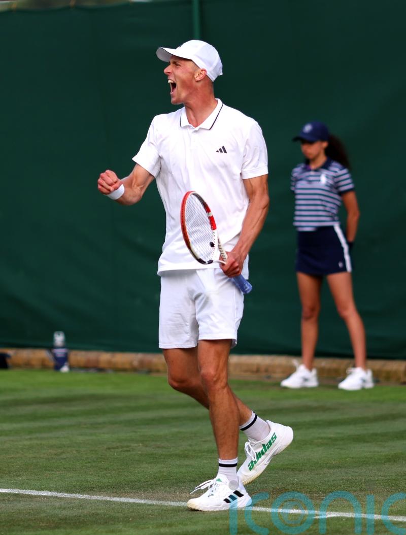 British wild card Jan Choinski marks Wimbledon debut with a win