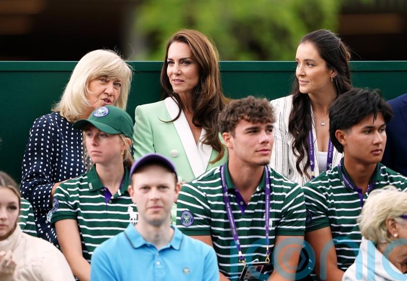 Princess of Wales welcomed to Wimbledon Centre Court with applause