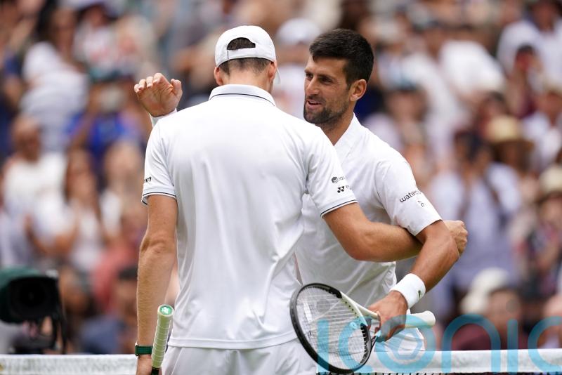 Novak Djokovic breaks the code on Hubert Hurkacz serve to reach last-eight