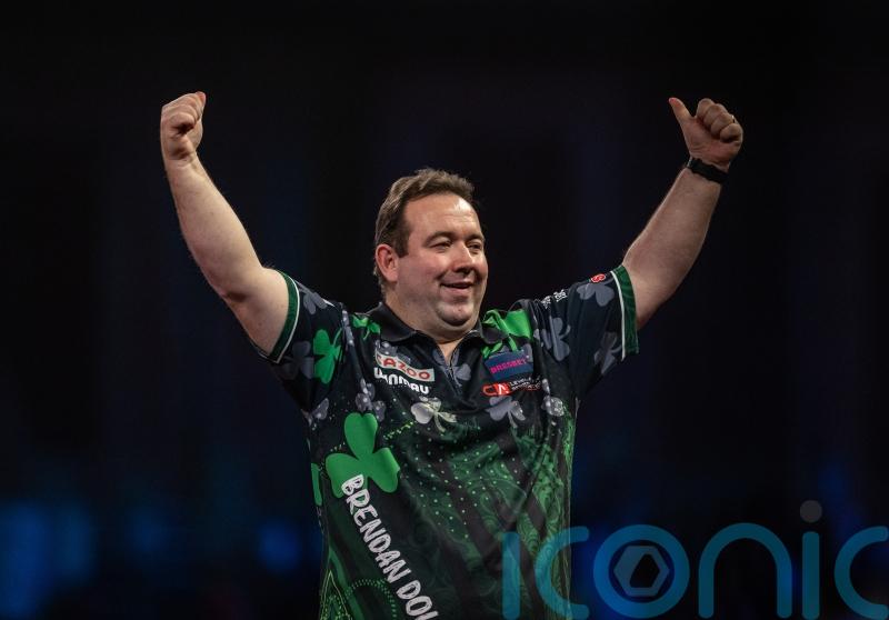 Michael van Gerwen&rsquo;s World Matchplay defence ended by Brendan Dolan in opener