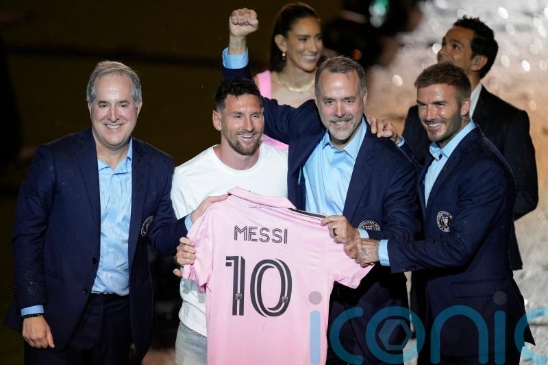 &lsquo;The best player to ever don boots&rsquo;: Lionel Messi unveiled to Inter Miami&rsquo;s fans
