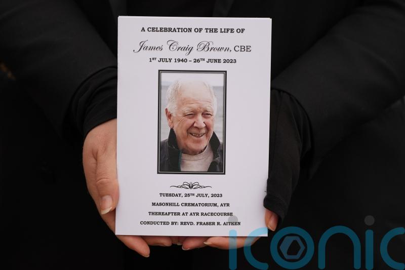 &lsquo;A wonderful man&rsquo; &ndash; tributes paid at Craig Brown funeral