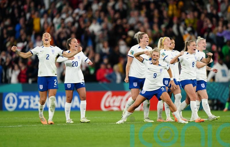 England overcome Lauren James red card to scrape past Nigeria on penalties